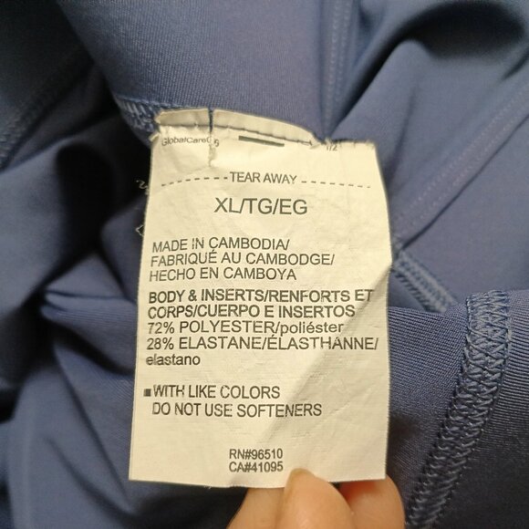 Under Armour Heatgear Women's Blue Compression Leggings Active Workout Size XL - Picture 8 of 8